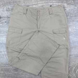 The North Face convertible pants shorts womens 14S short hike camp zippers nylon